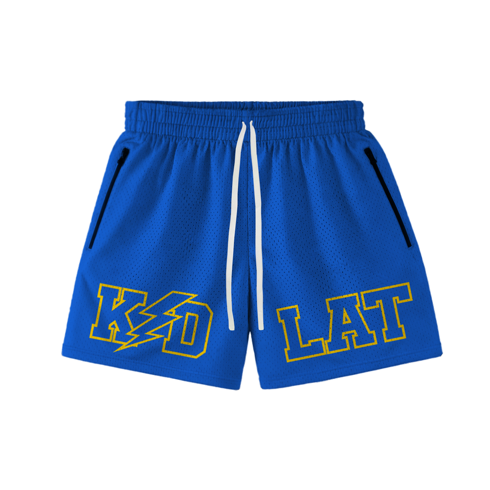 KIDLAT BLOCK MESH SHORTS - BLUE