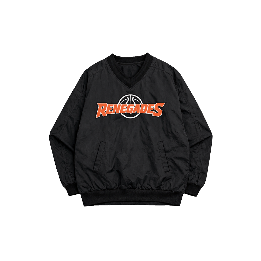RENEGADES VNECK WINDJACKET - BLACK