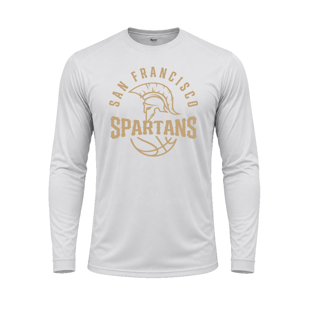 SF SPARTANS DRIFIT LONG SLEEVE - WHITE