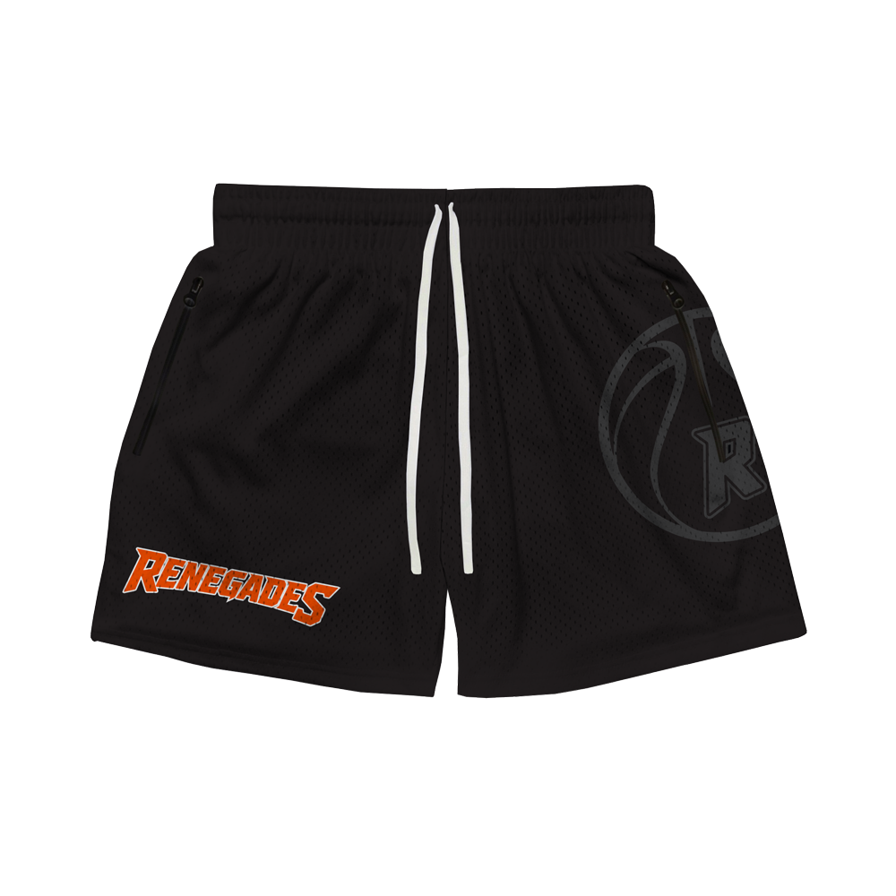 RENEGADES MESH SHORTS - BLACK