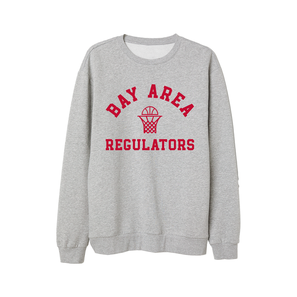 REGULATORS BLOCK CREWNECK - HEATHER GREY