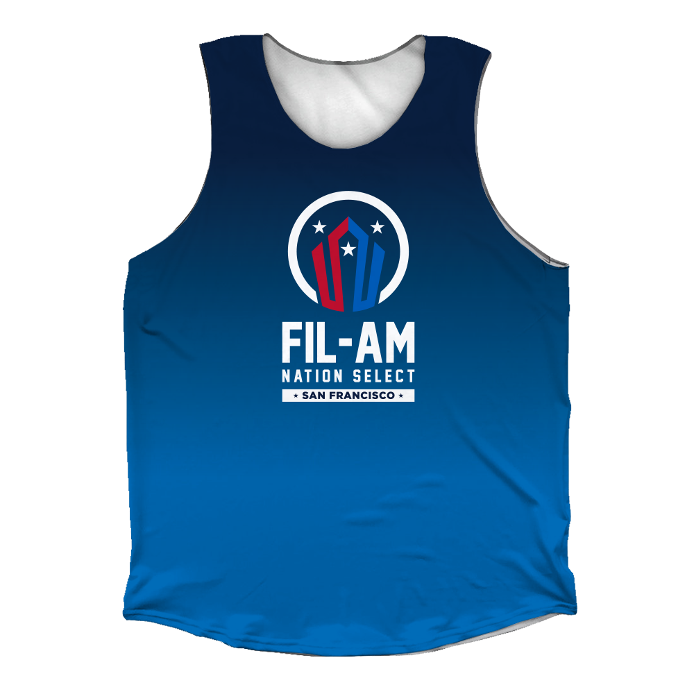 FILAM NATION SELECT SF PERFORMANCE TANK TOP - BLUE