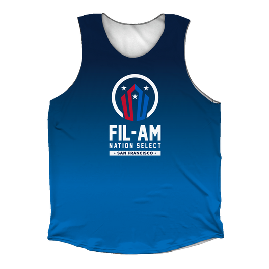 FILAM NATION SELECT SF PERFORMANCE TANK TOP - BLUE