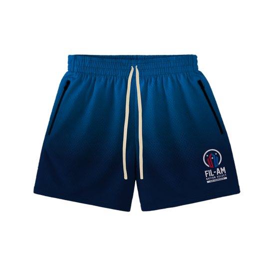 FILAM NATION SELECT SF MESH HOOP SHORTS - GRADIANT BLUE