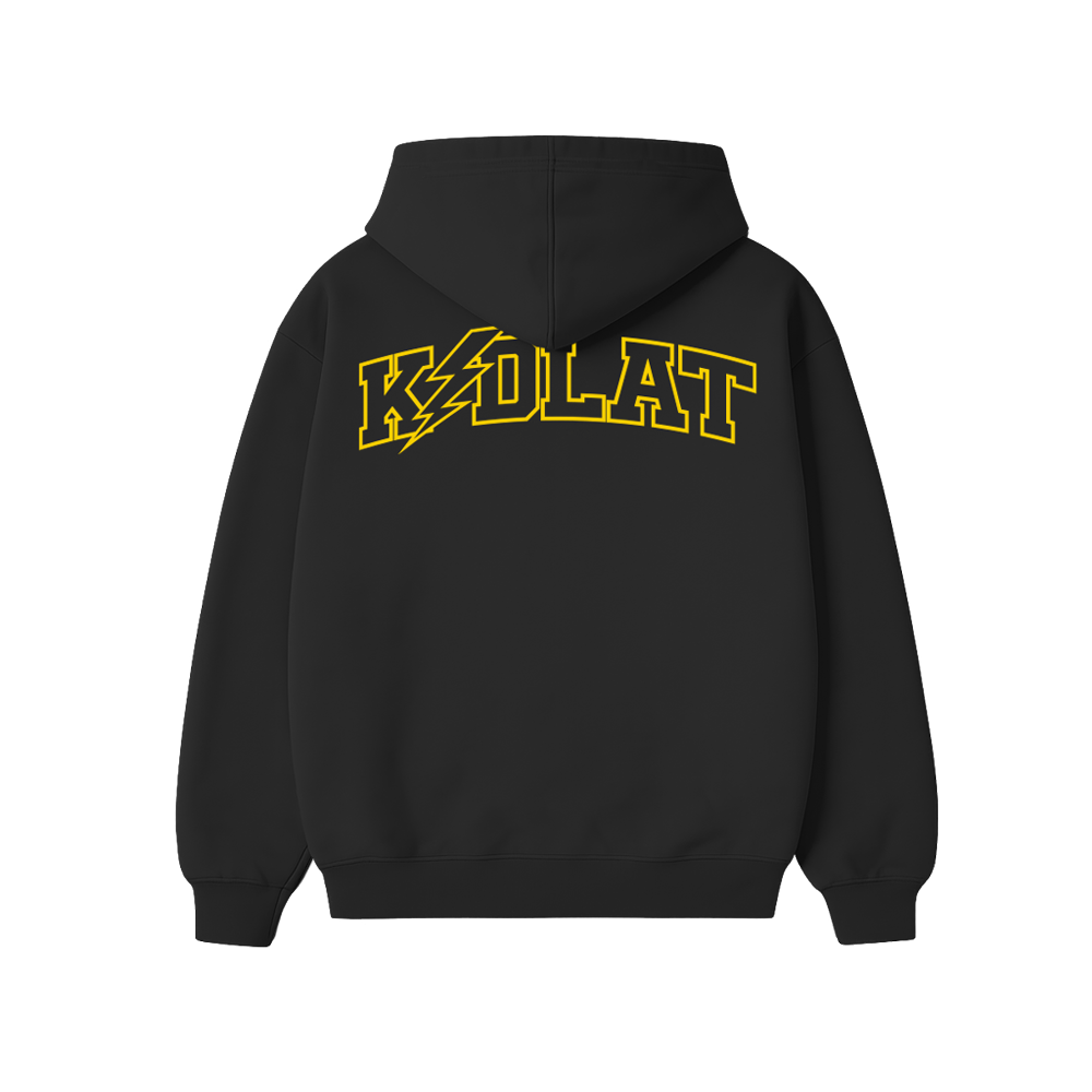 KIDLAT BOLT HOODIE 2 - BLACK