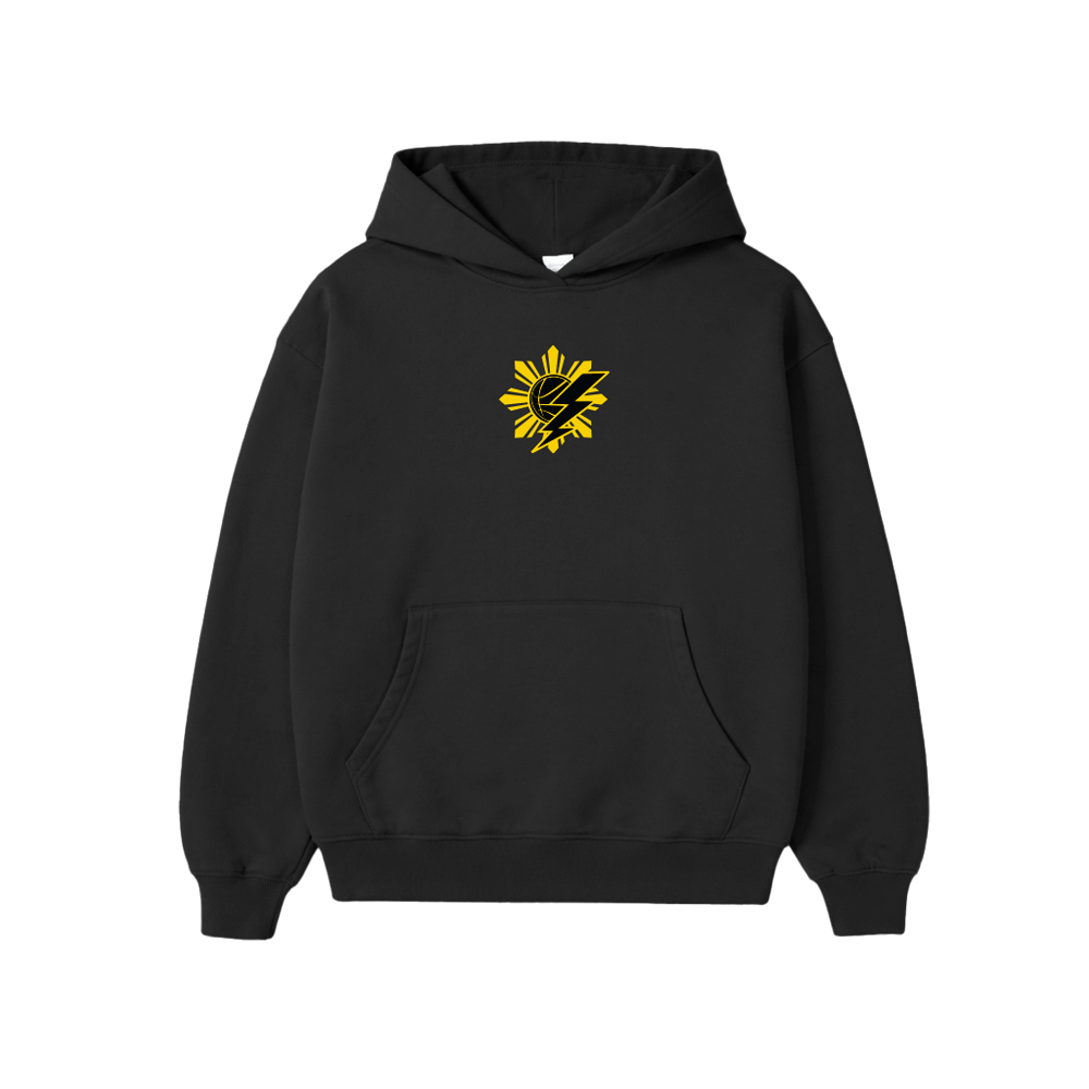 KIDLAT BOLT HOODIE 2 - BLACK