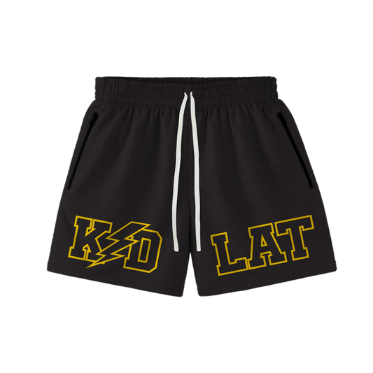 KIDLAT BLOCK MESH SHORTS - BLACK