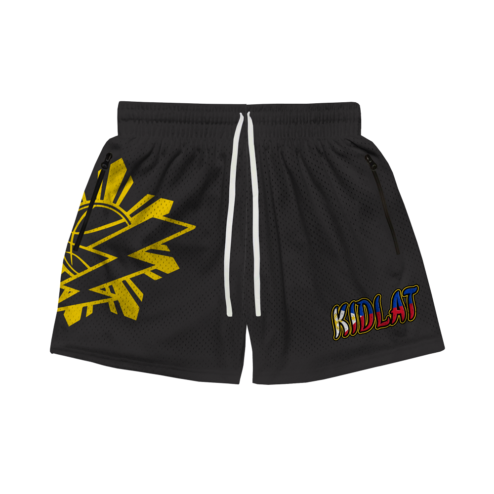 KIDLAT MESH SHORTS - BLACK