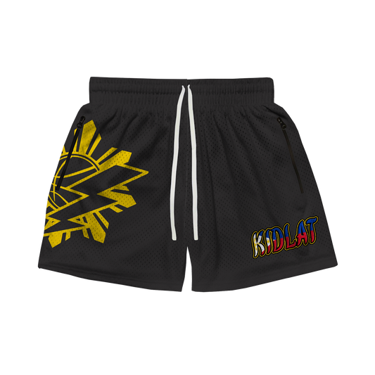 KIDLAT MESH SHORTS - BLACK