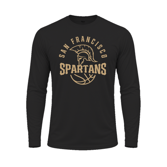 SF SPARTANS DRIFIT LONG SLEEVE - BLACK