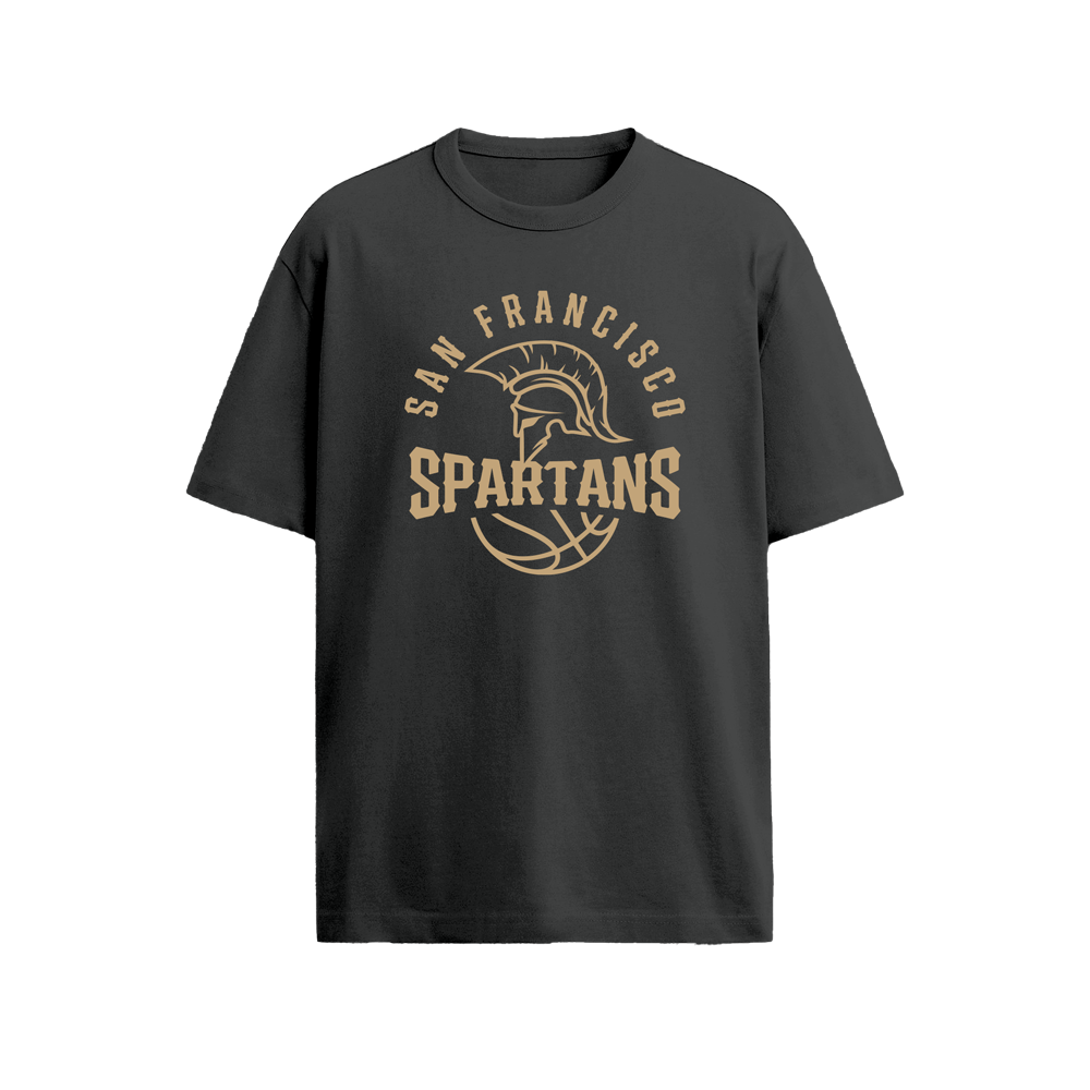 SF SPARTANS TSHIRT - BLACK
