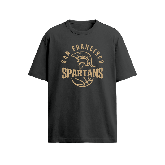 SF SPARTANS TSHIRT - BLACK