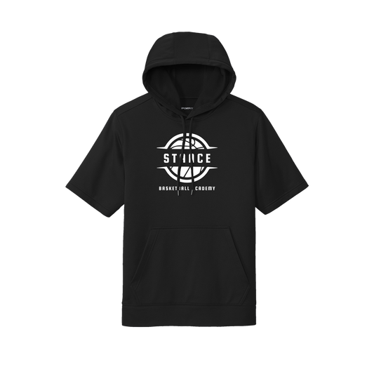 STANCE SHORT SLEEVE PERFORMANCE HOODIE - BLACK
