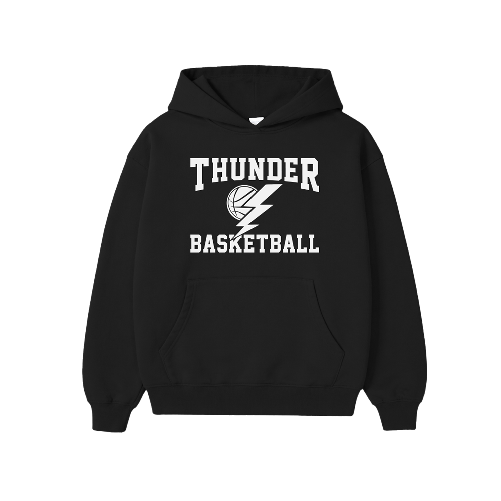 THUNDER TEAM HOODIE - BLACK