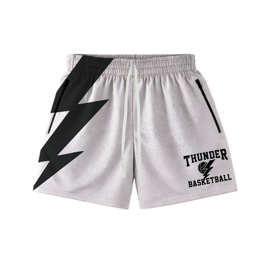 THUNDER MESH SHORTS - WHITE