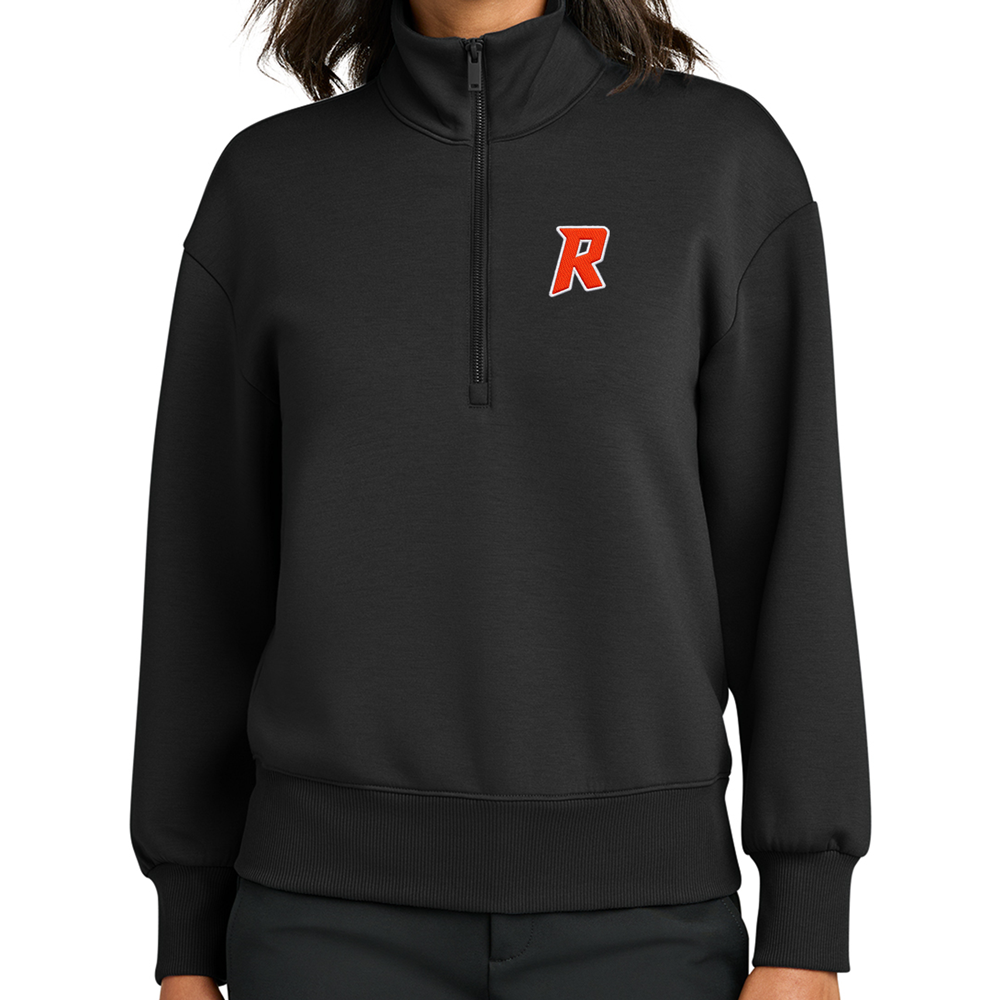 RENEGADES WOMENS QUARTERZIP - BLACK